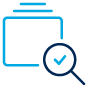 Continuous monitoring system capabilities icon.