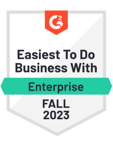 Easiest to do business with Enterprise 2023