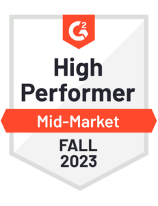 High Performer Award Fall 2023