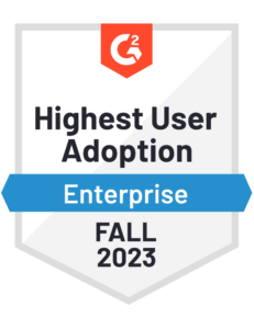 Highest User Adoption Enterprise 2023
